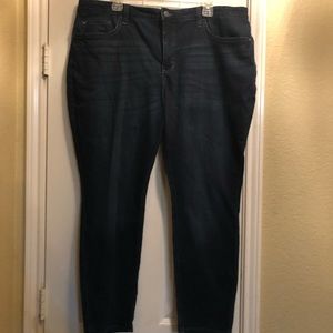 Lee Riders Midrise skinny blue jeans